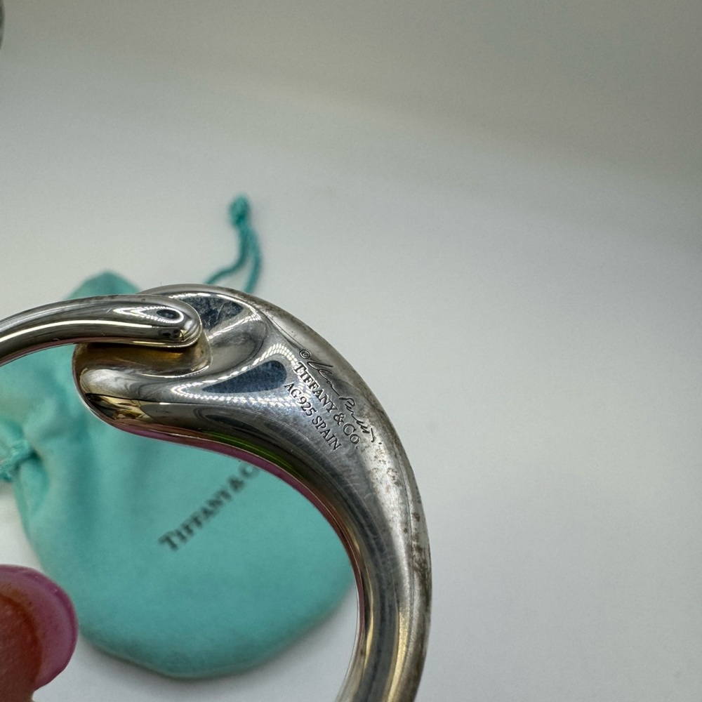 Tiffany & Co eternal circle 925 Sterling silver pendant only - Picture 6 of 10